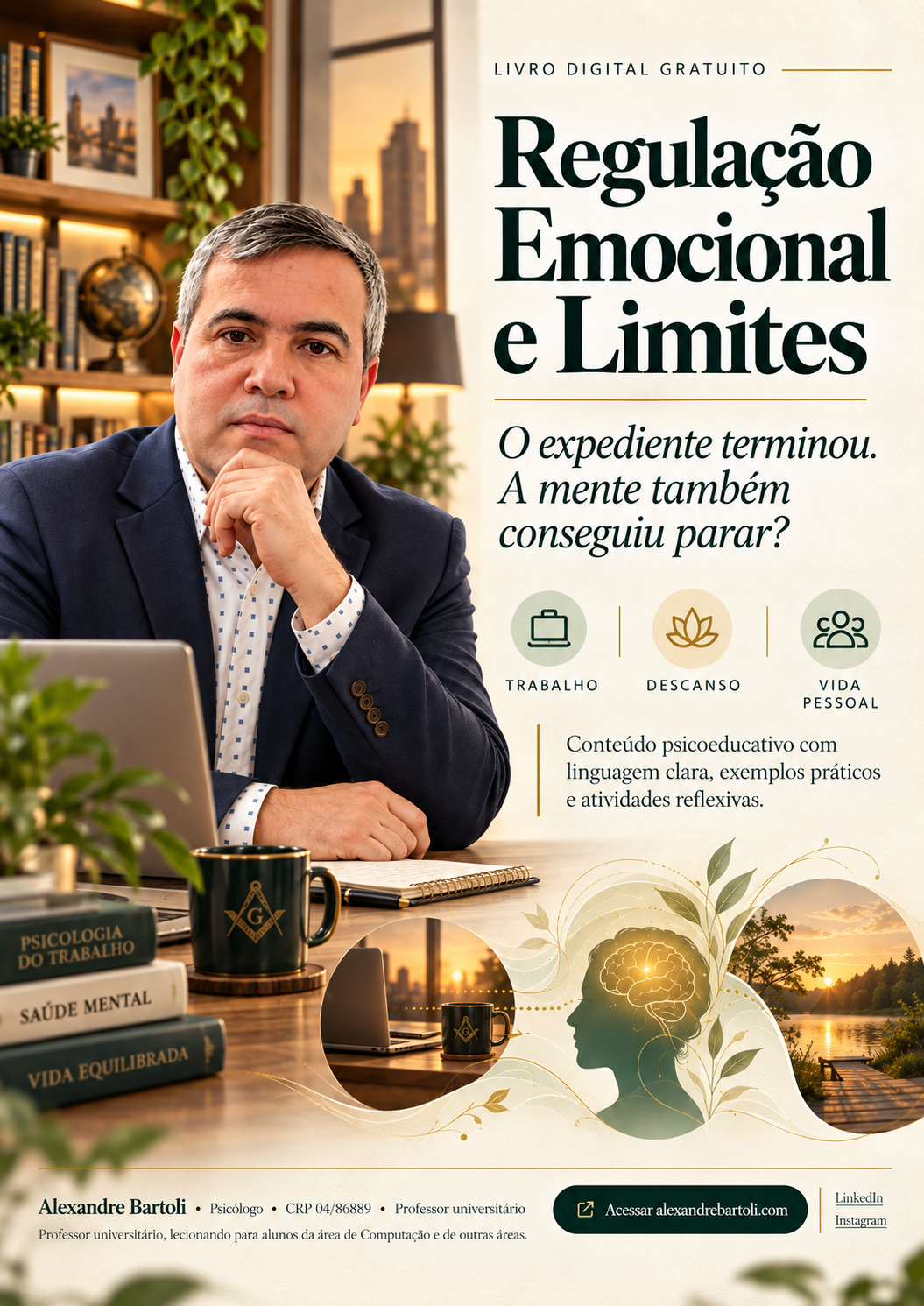 Capa do livro digital Regulação Emocional e Limites, de Alexandre Bartoli