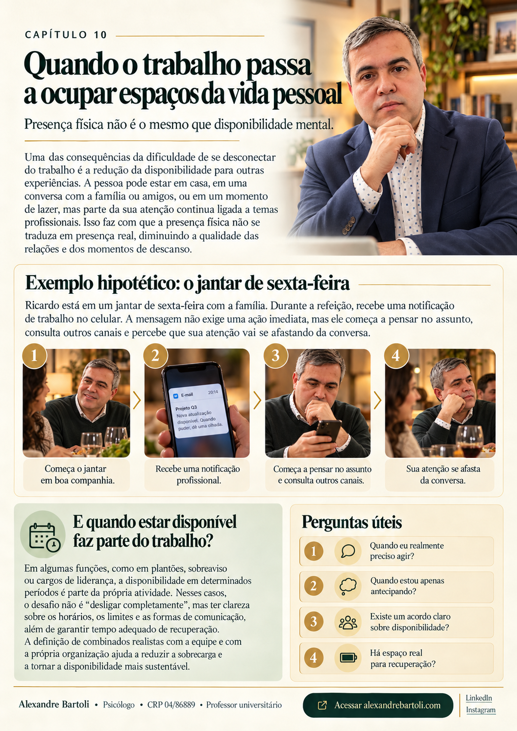 Página do ebook: Trabalho e vida pessoal